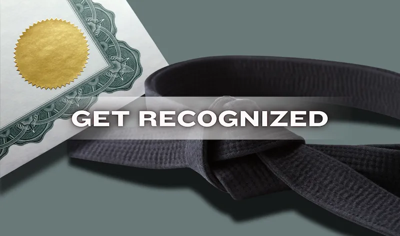 WKA official certificates and belts